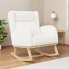 Sedia a dondolo con orsetto bianco e supporto lombare, Anteprima dell’immagine prodotto 3