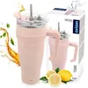 Orion | Thermobecher - Mit Griff - Edelstahl - Rosa - 1,2 L Produktbild-Vorschau 1