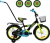 Bicicletta per bambini 16" MIRAVO Spark Nero-Verde Anteprima dell’immagine prodotto 1
