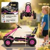 AIYAPLAY Gokart, Tretauto mit Handbremse, verstellbarem Produktbild-Vorschau 3