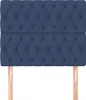 vidaXL Kopfteil Blau 90x7x118/128 cm Stoff Produktbild-Vorschau 3