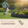 Floranica drevený okraj záhona 10 x 200 cm antracit obruba Náhľad obrázku produktu 6