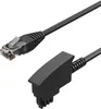 TAE-F Stecker auf RJ45 Stecker, VDSL Routerkabel, schwarz, Produktbild-Vorschau 1