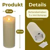 LED Kerze mit Timerfunktion Echtwachs LED Kerzen Produktbild-Vorschau 2