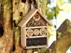 Insektenhotel mit 3 Stockwerken - Tannenholz, Bambus - 25 x Produktbild-Vorschau 9