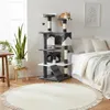 tiragraffi belviona, albero per gatti alto 130 cm con Anteprima dell’immagine prodotto 1