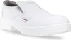 A white slip-on shoe is shown against a white background. Produktbild-Vorschau