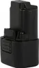 A black battery pack for a power tool, shown in a studio shot against a white background. Produktbild-Vorschau