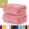 Lavea® 2er Set Duschtuch 70x140 cm, 100% Baumwolle – Produktbild-Vorschau 1