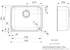 Reginox R32022 Comfort IB 5040 Edelstahlspüle Flächenbündig Produktbild-Vorschau 2