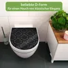 WC Sitz mit Absenkautomatik D Form Motiv Black Deluxe [TDW3 Produktbild-Vorschau 2