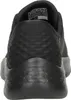 The back view of a black sneaker. Produktbild-Vorschau