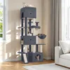 Fobyfurny Kratzbaum, 200 cm XXL Katzenbaum, Dunkelgrau, mit Produktbild-Vorschau 9