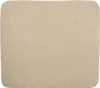 A flat lay of a beige fabric item with rounded corners. Produktbild-Vorschau