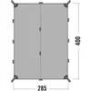 Tatonka Tarp 4 Simple Sonnensegel 400 x 280 cm Produktbild-Vorschau 1