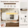 Flieks Kommode Wohnzimmerschrank mit LED, Sideboard mit 4 Produktbild-Vorschau 6