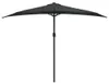 vidaXL Balkon-Sonnenschirm mit Alu-Mast Anthrazit 300x155 Produktbild-Vorschau 3