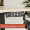 Podstawa biurkowa AREBOS z elektryczną regulacją wysokości, Podgląd zdjęcia produktu 5