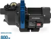 A black and blue water pump is shown against a white background. Produktbild-Vorschau