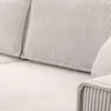 AX LIVING Weiß Sofa U mit Schlaffunktion Cedria U Produktbild-Vorschau 8