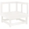 vidaXL 8-tlg. Garten-Lounge-Set Weiß Massivholz Kiefer Produktbild-Vorschau 3