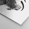 Bilder auf glas - Einteilig - Abstraktion Schwarz Flecken - Produktbild-Vorschau 5