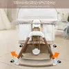 Lit bébé réglable à 6 niveaux Lit d'appoint Poussette avec Voir les images du produit 5