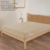 Jersey Spannbettlaken Baumwolle 200x200+30 cm, beige Produktbild-Vorschau 2