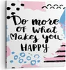 Bild auf Leinwand - Leinwandbild - Worte Motivation Produktbild-Vorschau 1