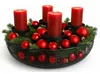 Adventskranz Metallschale schwarz Ø 36 cm Produktbild-Vorschau 9