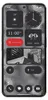 A smartphone screen displaying various widgets including weather, time, music controls, and a photo. Produktbild-Vorschau