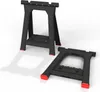 Two black sawhorses with red accents on a white background. Produktbild-Vorschau