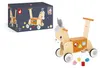 Janod Lauflernwagen Esel - Holz Schiebewagen mit Formenbox Produktbild-Vorschau 3