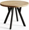 Esstisch Rund Ovo, Esstisch Ausziehbar 80-130 cm, Moderner Produktbild-Vorschau 1