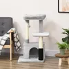 PawHut Kratzbaum Katzenbaum mit Massageecke Katzenhöhle Produktbild-Vorschau 9