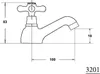 Miscelatore per lavabo ANTEA, bronzo Anteprima dell’immagine prodotto 4