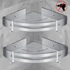 Duschregal Ohne Bohren Badregal Eckregal Aluminium Produktbild-Vorschau 1