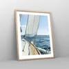Gerahmtes Poster - Rahmen in heller Eiche - Meer Kreuzfahrt Produktbild-Vorschau 8