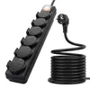 InLine 16496P, 5 m, Typ F, IP44, Schwarz, Kunststoff, 6 Produktbild-Vorschau 8