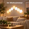 10er Set Hexagon LED Panel Wandleuchten Sechseck Gaming Produktbild-Vorschau 7