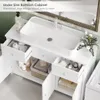 Szafka łazienkowa, elegancki design, pojemna, biała Podgląd zdjęcia produktu 3