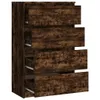 vidaXL Kredens dąb wędzony 60x35x98,5 cm materiał Podgląd zdjęcia produktu 13