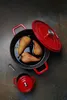 HENDI Emaillierter Gusseisentopf, 4,4L, Rot, Produktbild-Vorschau 9