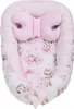 Babymam 7-teiliges Babynest Set Baumwolle Minky rosa Produktbild-Vorschau 6