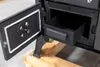 Kaminofen mit Backfach und Herdplatte 4013 Schwarz Holzofen Produktbild-Vorschau 10