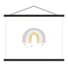 MuchoWow® Textilposter Regenbogen - Herzen - Mädchen - Produktbild-Vorschau 1