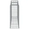 The Living Store Gabione mit Hochbogen 300x50x120/140 cm Produktbild-Vorschau 4