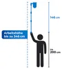 Maximex Obstsammler XL mit Teleskopstiel, 270º-Knickgelenk Produktbild-Vorschau 5
