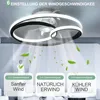 55W Ring LED Deckenleuchte mit Ventilator, 6 Produktbild-Vorschau 6