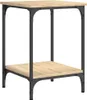 vidaXL Konferenčný stolík Sonoma Oak 40x40x55 cm Materiál Náhľad obrázku produktu 1